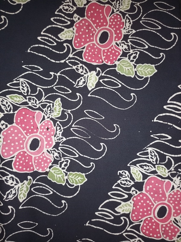 Batik Parang Kujang Raflesia Cap Kombinasi